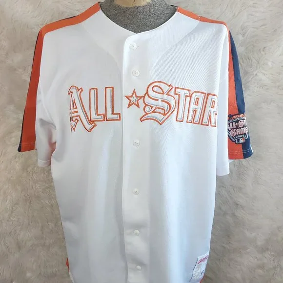 Vintage 2005 Stitches All Start Game Detroit Tigers Baseball Jersey Size XL - Picture 1 of 10
